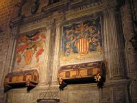 Barcelone, Catedral La Seu, Sarcophages (2)